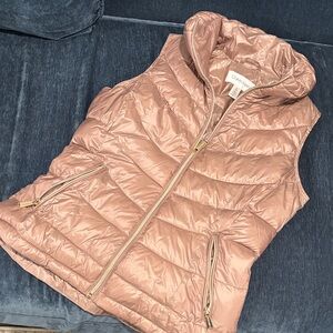 Calvin Klein Women's Blush Quilted Vest